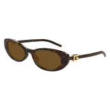 Gucci Olivia Havana Frame w/ Brown Lens Sunglasses