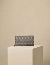 Gucci GG Shadow Zip Around Wallet Taupe w/ Gold Hardware