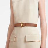 Louis Vuitton Womens LV 30mm Reversible Belt Black/Brown