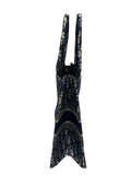 Dior Medium Book Tote Bag Ecru & Blue Oblique Embroidery