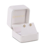 ENewton 14kt Gold and Diamond Signature Cross Stud Earrings