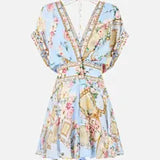 Camilla Button Waist Playsuit Romper Sisi Society