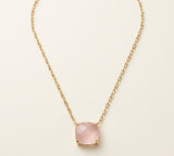 Van Palma Stone Necklace Medium Pink Quartz