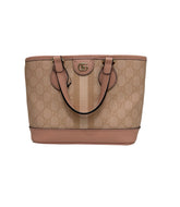 Gucci GG Ophidia Mini Tote Bag Pink w/ Gold Hardware