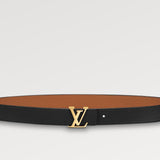 Louis Vuitton Womens LV 30mm Reversible Belt Black/Brown