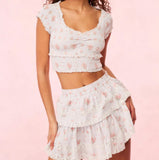 LoveShackFancy Cambron Top Skylight Blue