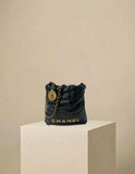 CHANEL 22 Mini Bag Black w/ Gold Hardware
