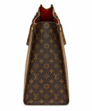 Louis Vuitton GM Reverse Monogram On The Go Tote Bag w/ Gold Hardware