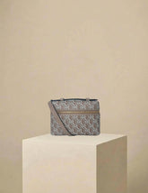 Gucci GG Shadow Super Mini Crossbody Shoulder Bag Taupe w/ Gold Hardware