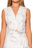Agua Bendita Mabel Ivy Top White