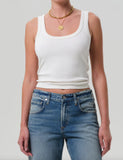 Citizens of Humanity Faye Tank Off White