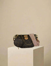 Louis Vuitton Multi Pochette Accessoires Bag Pink Strap w/ Gold Hardware