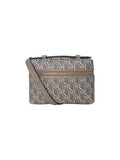 Gucci GG Shadow Super Mini Crossbody Shoulder Bag Taupe w/ Gold Hardware