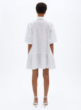 SIMKHAI Crissy Cotton Poplin Dress White