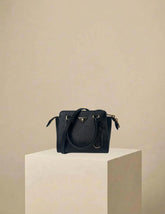 Prada Saffiano Leather Tote Bag Black w/ Gold Hardware
