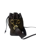 Fendi Mon Tresor Bucket Bag Zucca w/ Gold Hardware