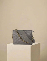 Louis Vuitton Coussin PM Bag Grey w/ Gold Hardware