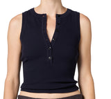 Citizens of Humanity Caralyn Tank — organic cotton lyocell blend ribbed women's tank at Low Key Fashion House Key West