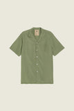 OAS Viscose Shirt Green Plain