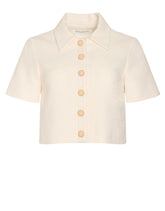 Amanda Uprichard Josie Top Ecru