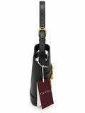 Gucci 73 Horsebit Small Bucket Bag Black w/ Gold Hardware