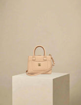 Chanel Mini Neo Executive Bag Beige w/ Gold Hardware