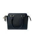 Prada Saffiano Leather Tote Bag Black w/ Gold Hardware