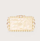 Cult Gaia Eos Clutch Bag Ivory