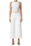 Citizens of Humanity Lyra Wide Leg Crop Jean Soft White