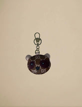 Gucci Panda Purse Keychain w/ Gold Hardware