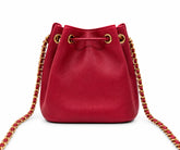 CHANEL Lucky Charms CC Bucket Bag Red w/ Gold Hardware