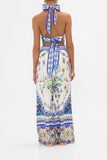 Camilla The Tiles Darls Halter Tie Back Top*