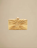Cult Gaia Lisse Clutch Bag Brass