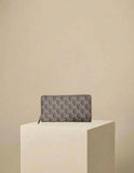 Gucci GG Shadow Zip Around Wallet Taupe w/ Gold Hardware