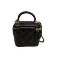 CHANEL Small Vanity Case Lambskin Black