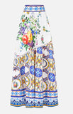 Camilla The Tiles Darls Skirt With Shaped Seam