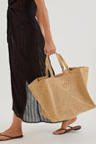 Vix Pyramid Bag Raffia Natural