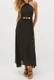 Vix Lelia Long Dress Black