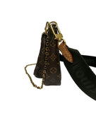Louis Vuitton Multi Pochette Accessoires Monogram Green Strap w/ Gold Hardware