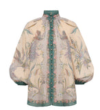 Zimmermann Indra Billow Blouse Cream