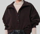 Citizens of Humanity Mirelle Funnel Neck Chocolate