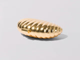 SIMKHAI Monet Shell Clutch Gold