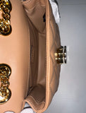 Gucci Deco Mini Shoulder Bag Neutral w/ Gold Silver Hardware