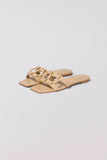 SIMKHAI Monogram Flat Slide Camel