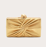 Cult Gaia Lisse Clutch Bag Brass