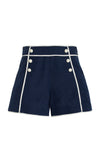 SIMKHAI Crosby Sailor Front Short Midnight