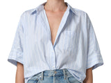 Citizens of Humanity Claire Origami Shirt  Rhode Stripe