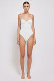 SIMKHAI Chantae Bustier One Piece White *