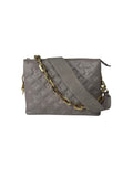 Louis Vuitton Coussin PM Bag Grey w/ Gold Hardware