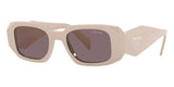 Prada Powder Frame w/ Purple Brown Lens Sunglasses